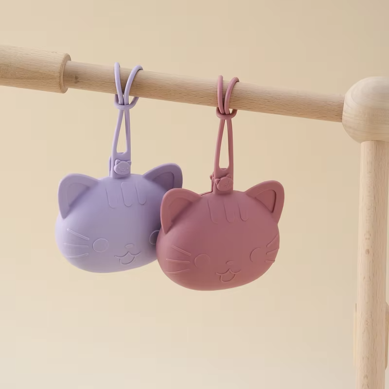 Color Kids 1PC Baby Pacifier Storage Box Nipple Holder Portable Infant Soother Container Silicone Food Grade Nipple  Accessories