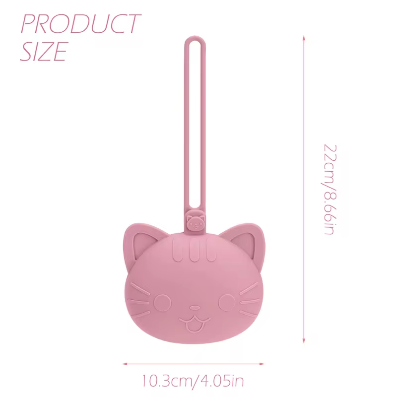 Color Kids 1PC Baby Pacifier Storage Box Nipple Holder Portable Infant Soother Container Silicone Food Grade Nipple  Accessories